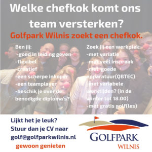 Vacature chefkok Gewoon genieten | Golfpark Wilnis in Wilnis